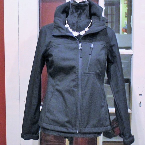 FREE TECH JACKET COAT RICH BLACK - Picture 5 of 8